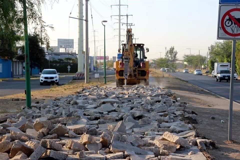 Las obras preliminares para el Nodo Vial Adolf Horn, que forman parte de la L4, iniciaron la semana pasada.