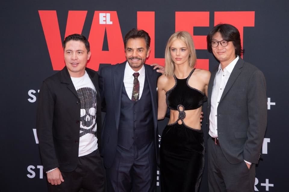 Armando Hernández, Eugenio Derbez, Samara Weaving y el director Richard Wong estuvieron presentes en el preestreno del filme.