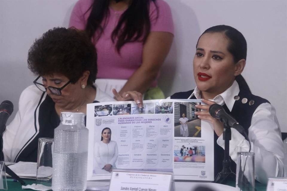 La diputada Xóchitl Bravo, de Mujeres Demócratas, calificó de 'clasista' y 'racista' la acción de quitar los rótulos de comercios semifijos.