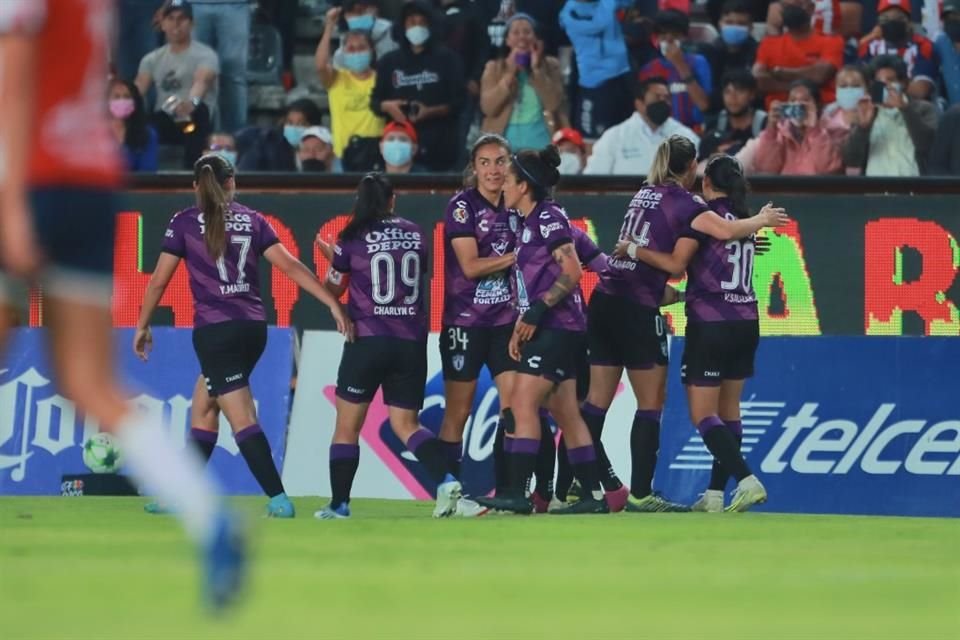 Pachuca estuvo arriba en el marcador en un par de ocasiones.