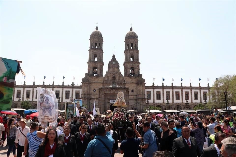 El preludio fue el inicio de la Romería de Zapopan 2022 con las visitas ordinarias de la Virgen peregrina.