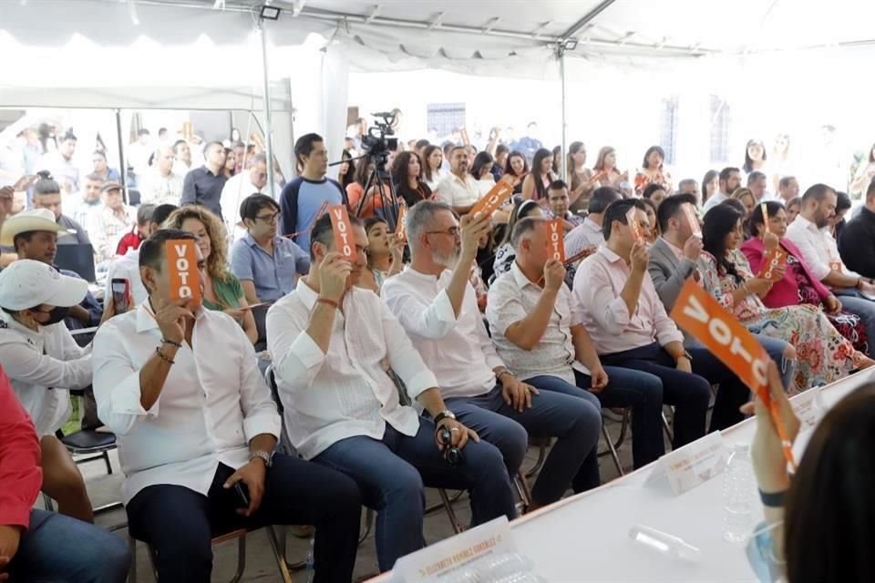 El Consejo Estatal de MC votó esta mañana cerrar filas con el Gobernador Enrique Alfaro y promover la verdad contra la UdeG.