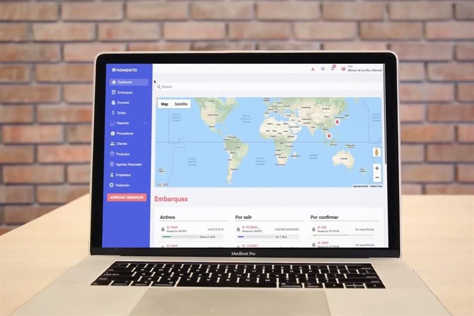 Nowports opera como un agente digital de carga en América Latina.