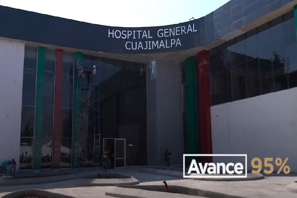 El Hospital General de Cuajimalpa entrará en operación en dos meses, informó el Gobierno local; lleva el 95% de avance.