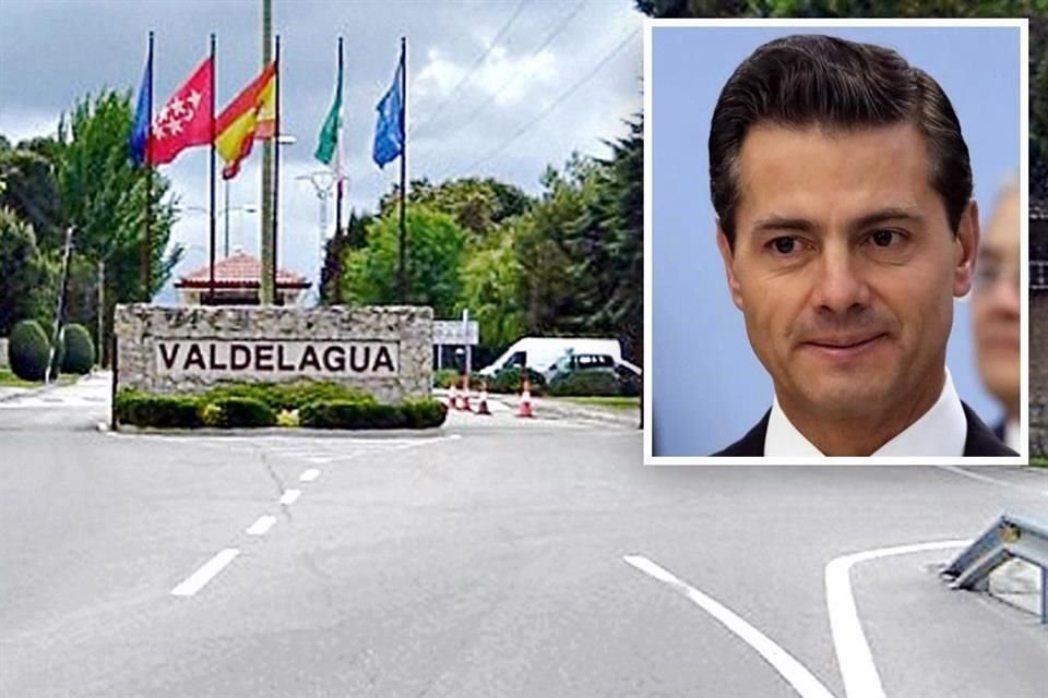 Peña Nieto vive en el exclusivo fraccionamiento Valdelagua en Madrid, en una casa valuada en unos 20 millones de pesos.