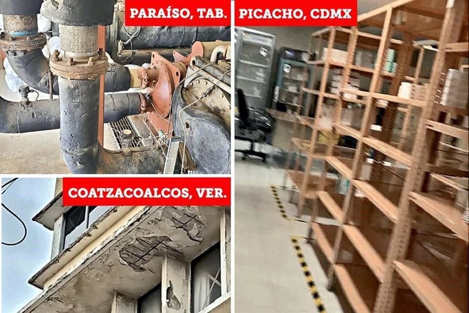 REFORMA publicó hoy que petroleros exhibieron riesgos, carencias y malas condiciones en las que operan instalaciones de Pemex.