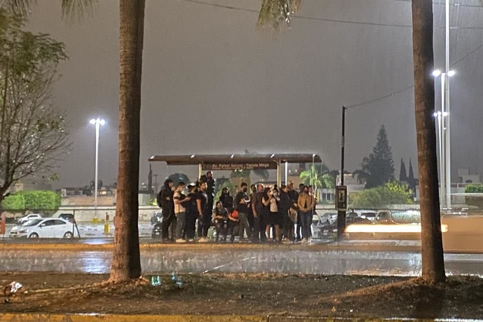 Lluvia en el Área Metropolitana de Guadalajara.