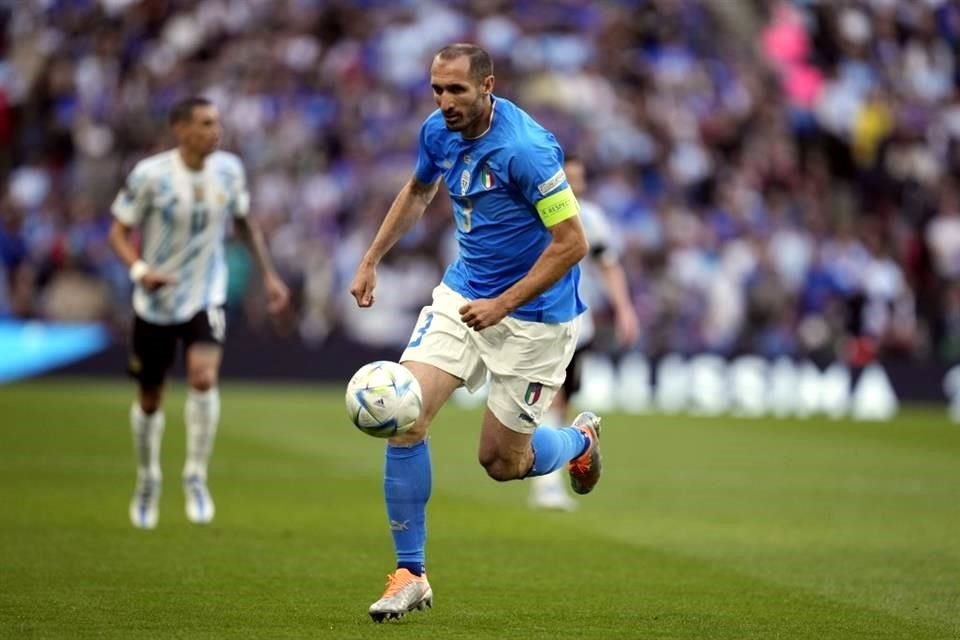 Giorgio Chiellini jugó  su último partido con la Selección italiana.
