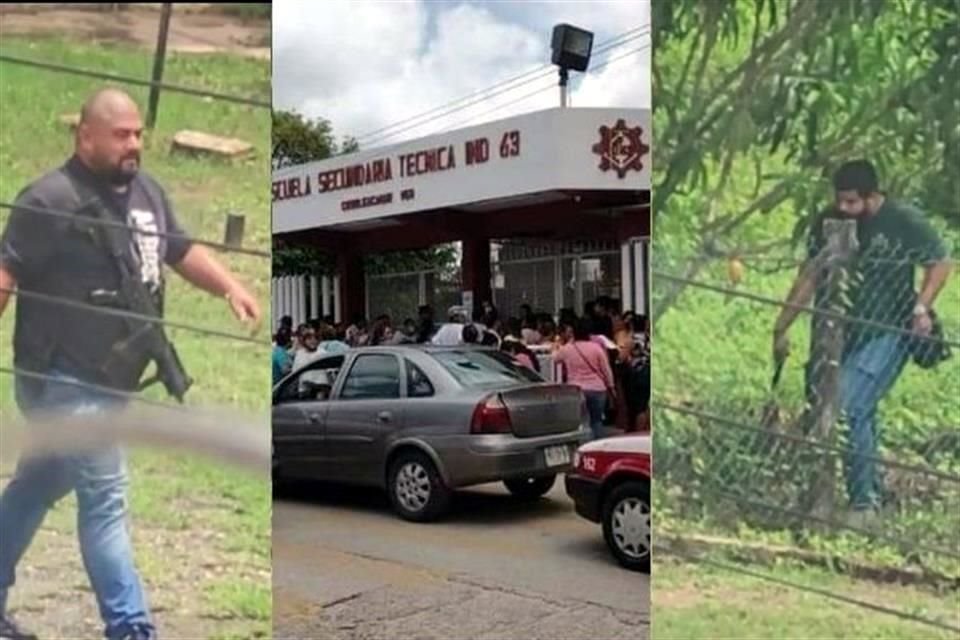 De acuerdo con reportes locales, el ladrón no estaba dentro del plantel, sino en una ruta cercana.