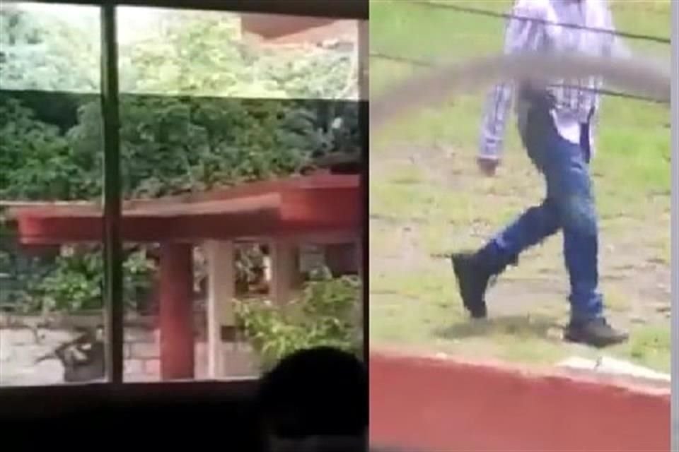 Además de la secundaria, una primaria aledaña también fue evacuada por precaución.
