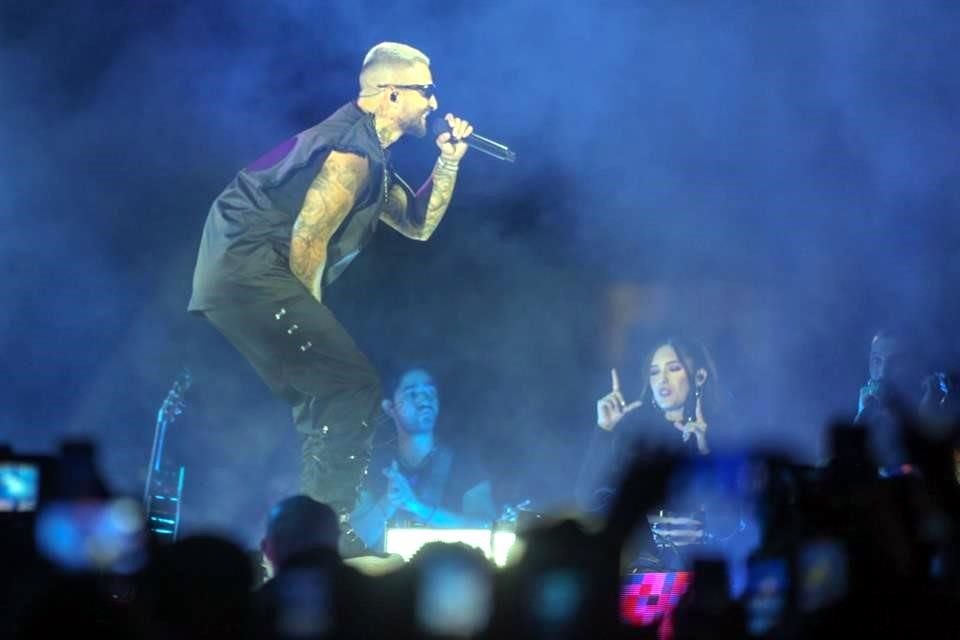 Maluma emocionó a sus fans en la Arena VFG.