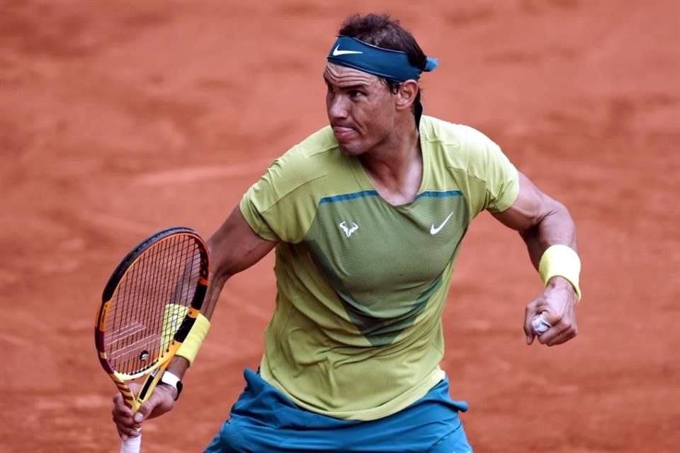 La intensidad de Rafa no podía quedar fuera en una Final de su torneo favorito.