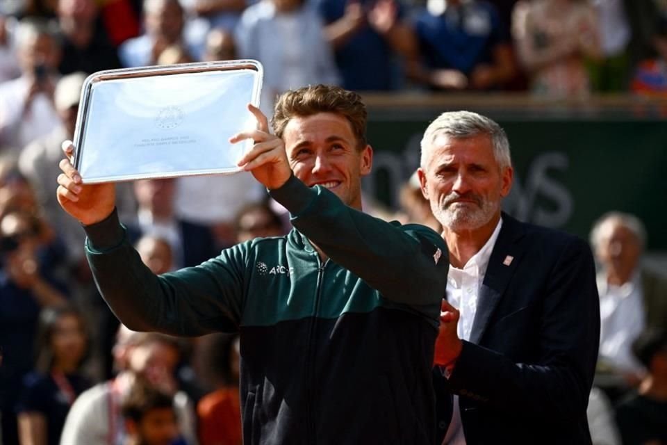 Casper Ruud tuvo un gran Abierto de Francia.