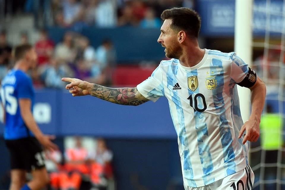 Lionel Messi tuvo una tarde soñada en El Sadar.