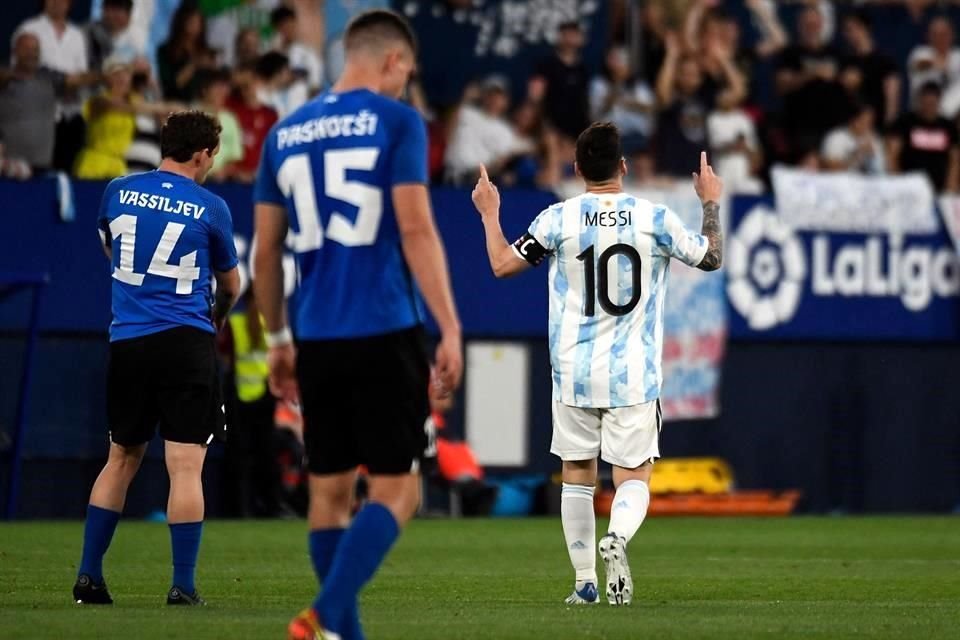 Los seleccionados estonios soñarán con Messi.