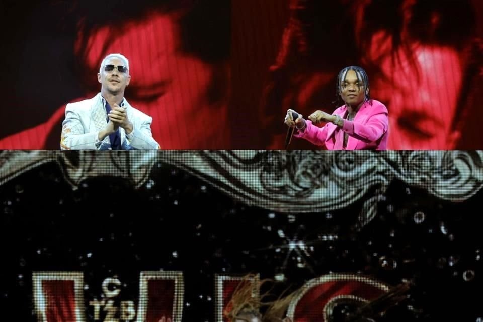 Diplo y Swae Lee amenizaron el show con un remix de sus rolas.