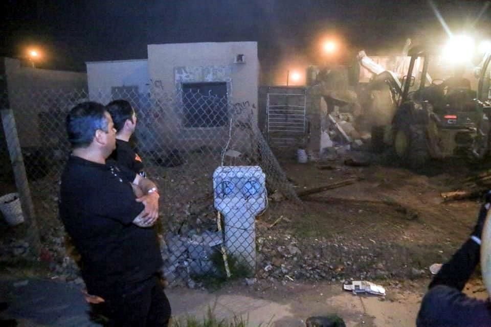 Candidato a la Gubernatura de Chihuahua por MC ordenó demoler una vivienda en la Capital del estado, en la cual, dijo, la gente se drogaba.