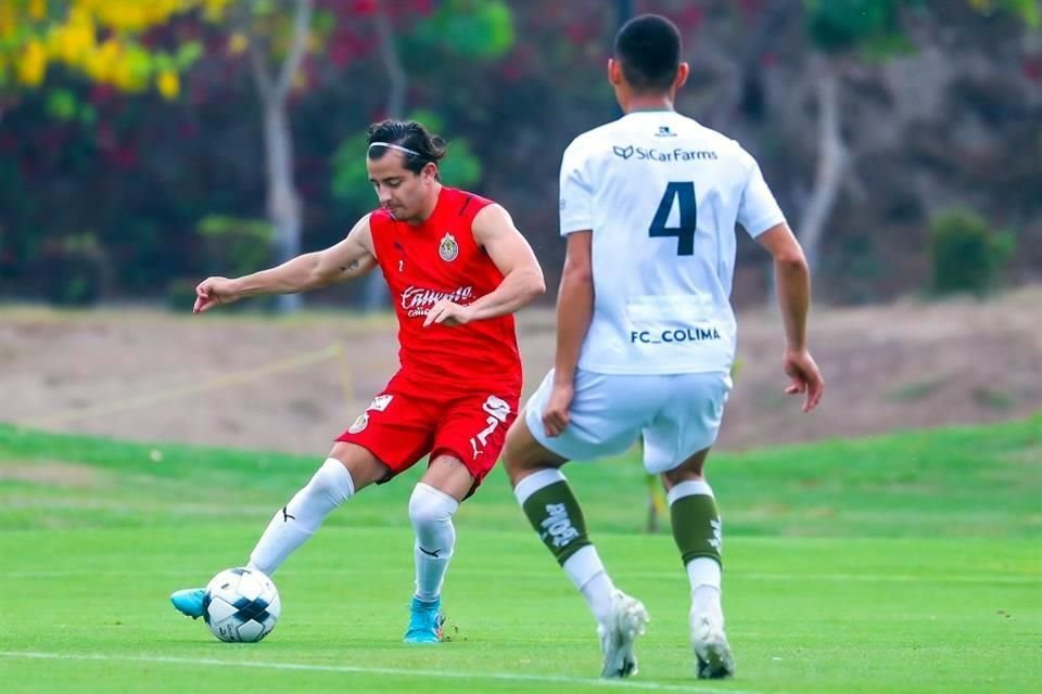 Alan Mozo tuvo participación en el partido amistoso de Chivas en Barra de Navidad.