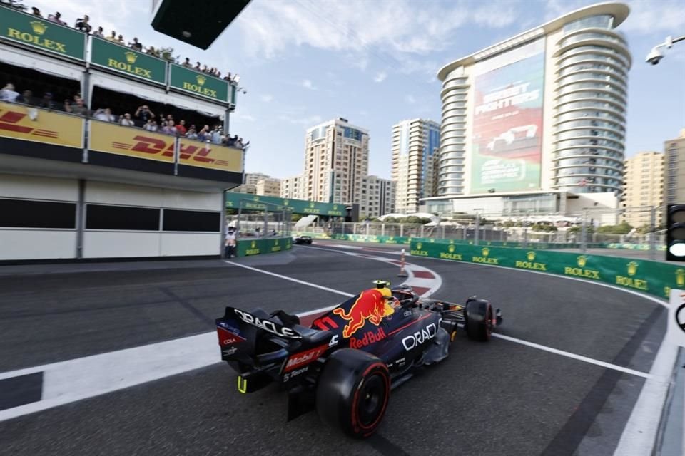 Checo ha subido al podio en tres de cinco carreras en Bakú.