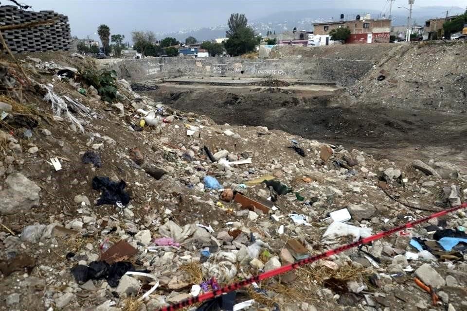 El Ayuntamiento de Zapopan derribó asentamientos irregulares en Arroyo Seco, el 27 de abril, que generaron 4 mil 360 metros cúbicos de escombro.
