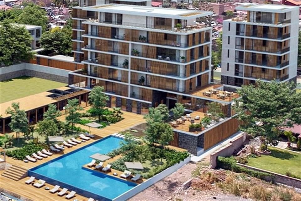 Según sus propias imágenes promocionales, así quedaría este complejo habitacional, en Jocotepec.