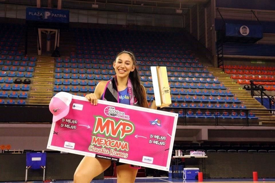 Claudia Ramos fue nombrada MVP mexicana de la primera temporada de la LNBP Femenil.