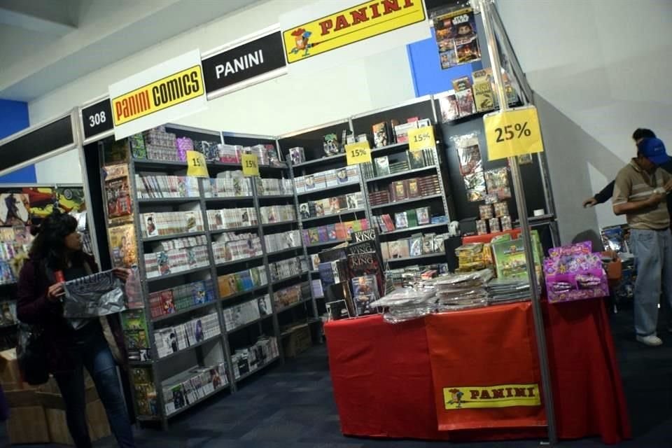 La gente también podrá encontrar cómics, libros y demás historietas.