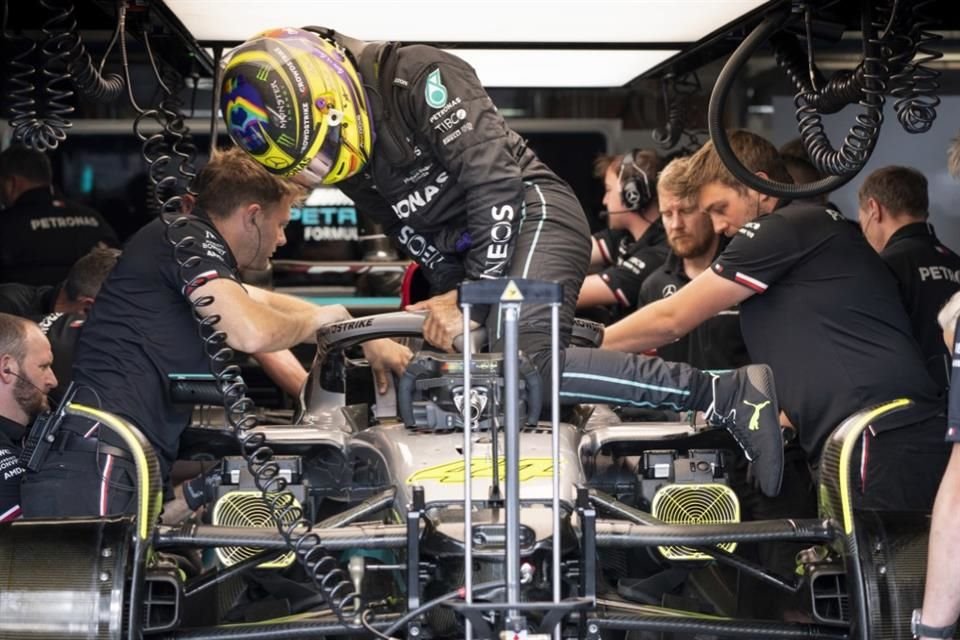 Hamilton ha batallado toda la temporada con su monoplaza.