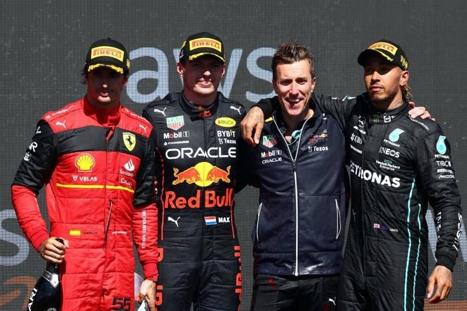 El podio del Gran Premio de Canadá.