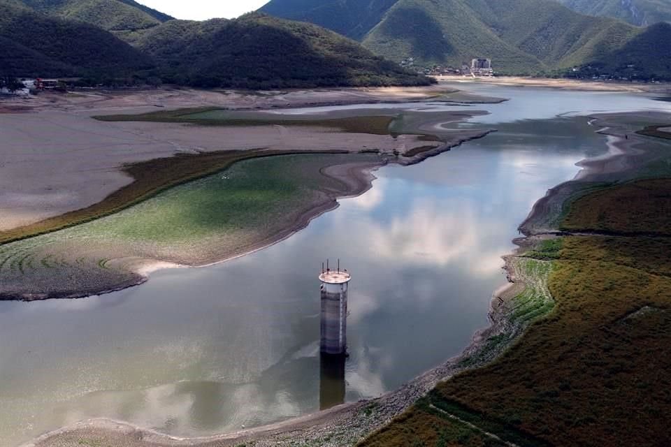 La Presa La Boca requiere de un sistema de bombeo para seguir aportando agua a la Ciudad.