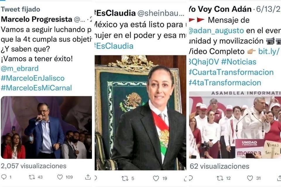 Algunas de las cuentas fueron creadas y otras reactivadas.