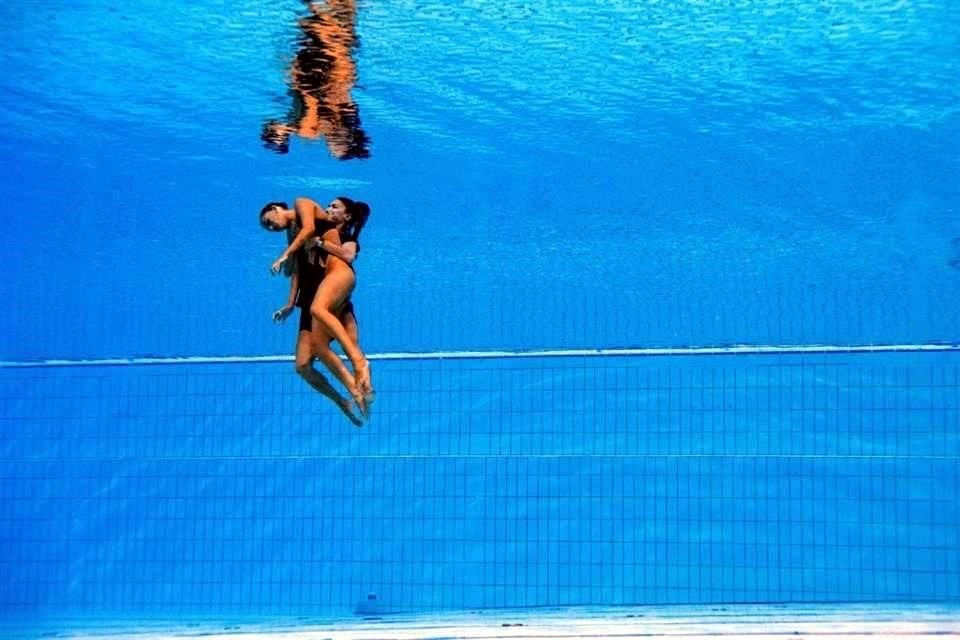 Anita Álvarez fue salvada por la entrenadora Andrea Fuentes.