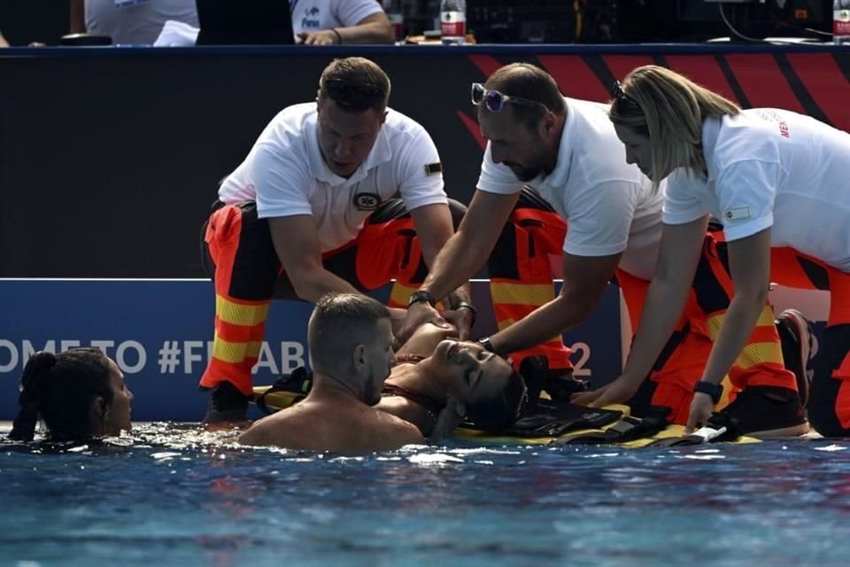 Anita Álvarez dio el susto de la jornada de este miércoles en el Mundial de Natación.