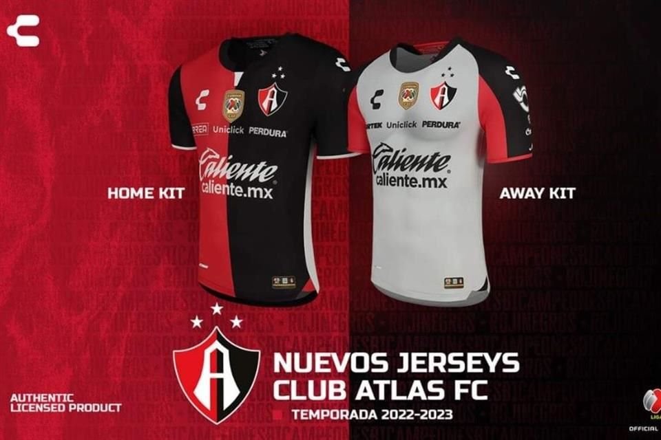 El Atlas presentó sus nuevos uniformes.