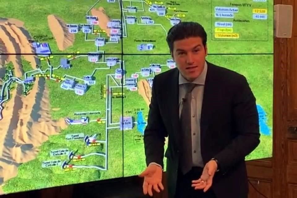 García resaltó que disponer de agua en las presas es indispensable para poder cumplir con las siete horas de abasto de agua diario que se prometieron a la Ciudad.