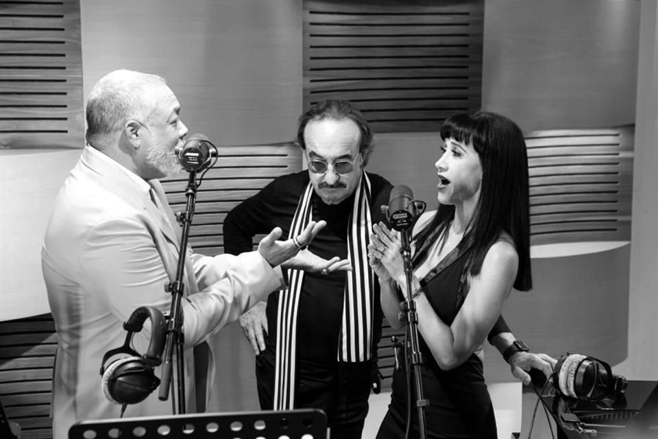 Susana Zabaleta, Raúl di Blasio y Francisco Céspedes.