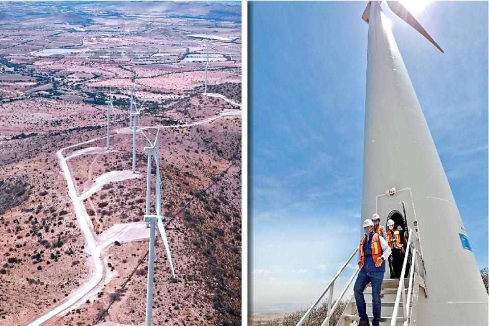 El parque eólico Santiago tiene capacidad de 105 megawatts.