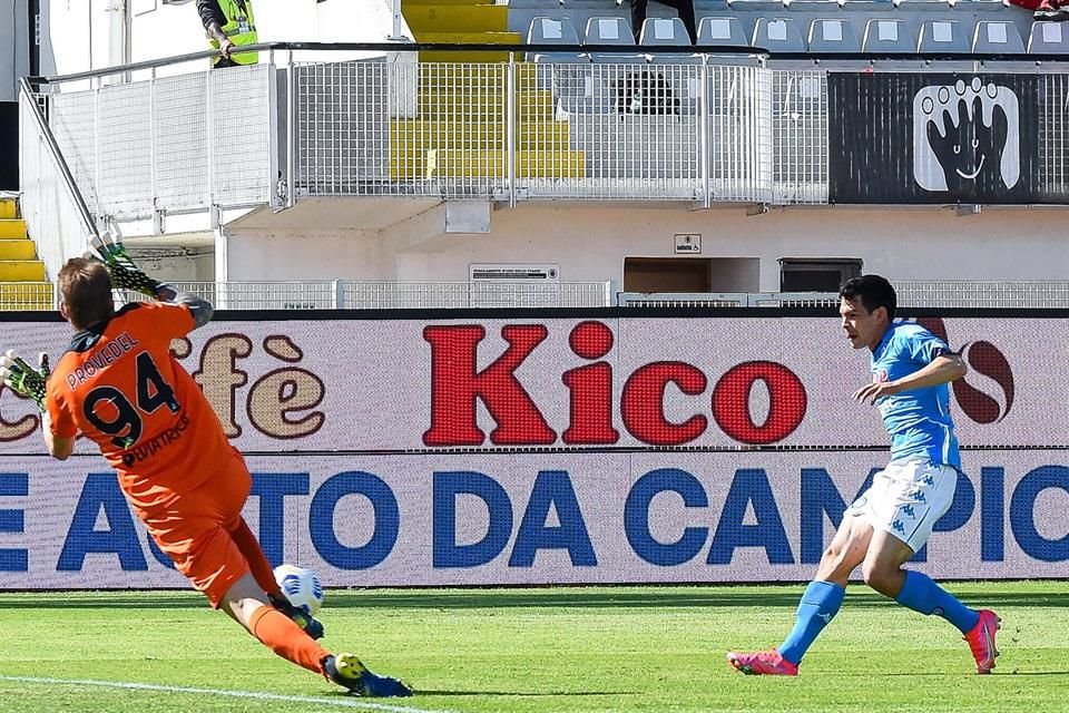 El 'Chucky' marcó su décimo gol de la campaña en la Serie A.