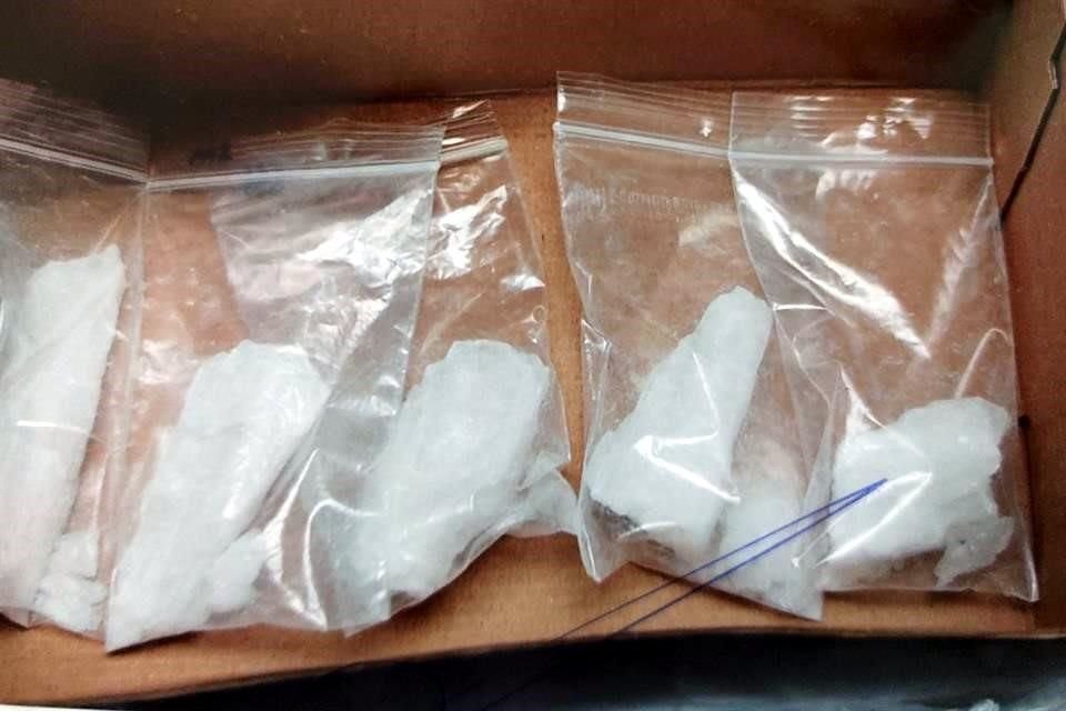 En 2020, la Policía estatal aseguró 6.2 kilos de droga sintética y para el 2021 se incautaron unos gramos menos, según datos oficiales.