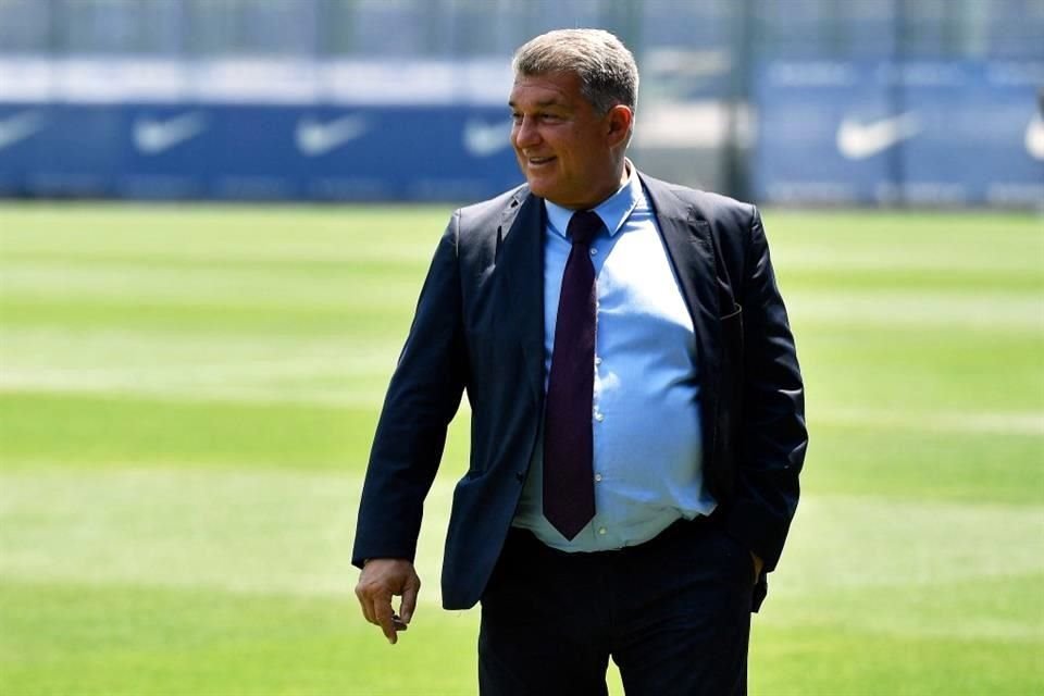 Joan Laporta confía en poder cerrar el fichaje.