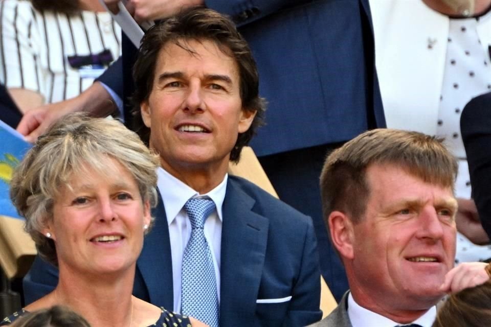 Tom Cruise fue otro de los que presenció el duelo individual femenil.