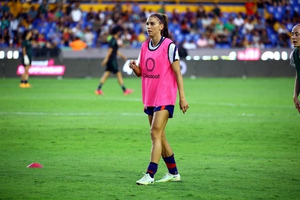 La delantera de Estados Unidos, Alex Morgan, dijo que su hija Charlie tiene ascendencia mexicana por su padre, por lo que será decisión suya si juega para el Tri Femenil en el futuro.