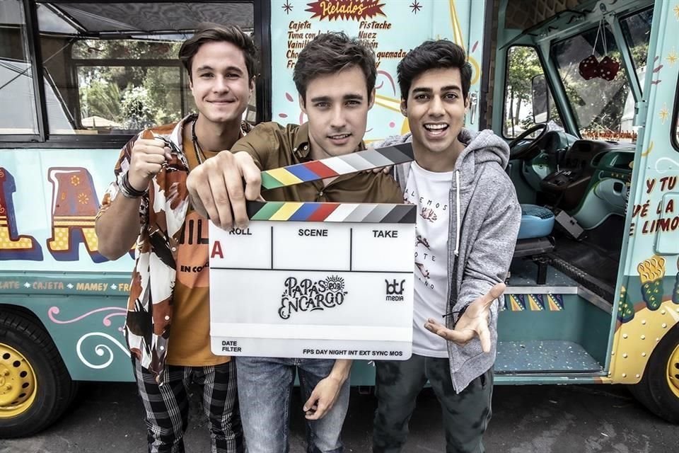 Miguel (Jorge Blanco), Morgan (Michael Ronda) y Diego (Lalo Brito) son los protagonistas de esta historia.