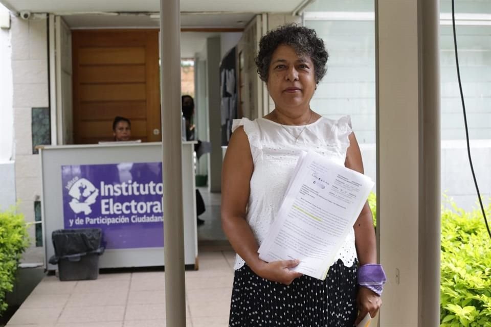 Candelaria Ochoa denunció a Lemus por violencia política.