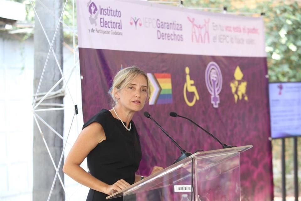 Paula Ramírez Hönhe, consejera presidenta del IEPC.