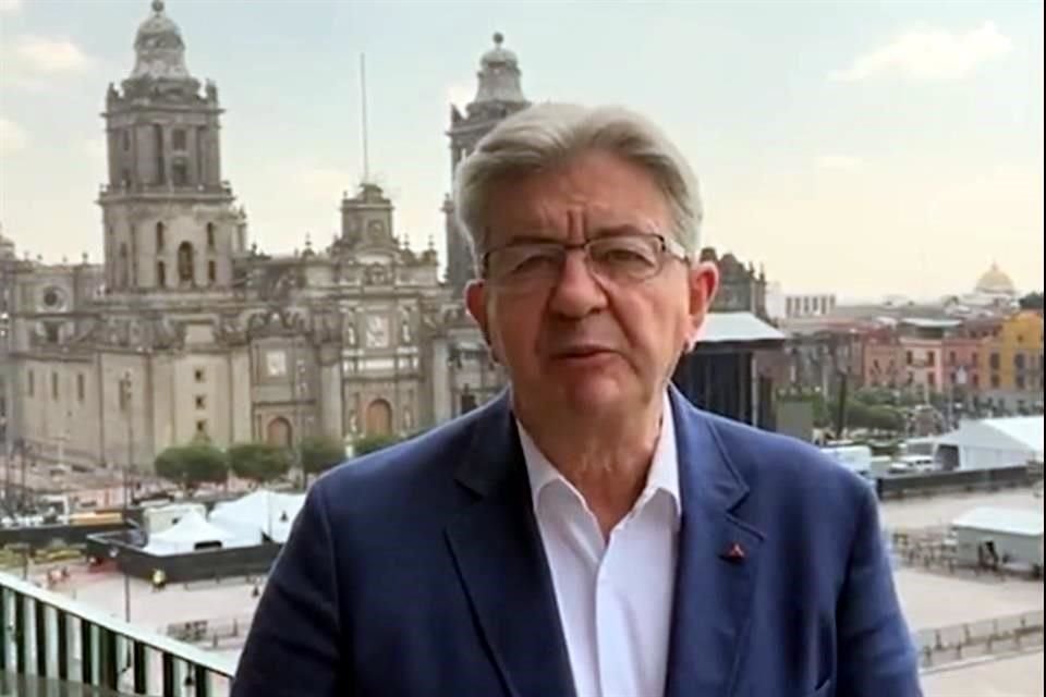 Jean-Luc Mélenchon, ex candidato de izquierda a la Presidencia de Francia, se encuentra de visita en México.