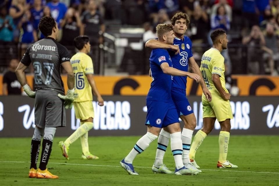 Timo Werner anotó el tanto de los Blues.