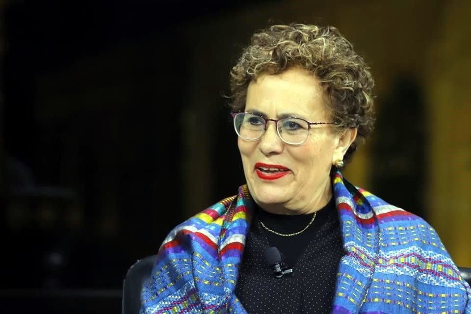 La imagen corresponde a una entrevista que Bertha Luján, presidenta del Consejo Nacional de MORENA, dio a REFORMA en enero de 2020.