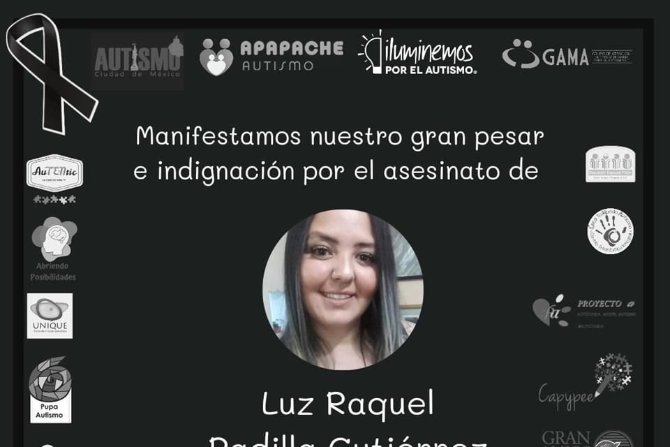 Grupos y colectivos exigen justicia en el caso de Luz Raquel Padilla Gutiérrez.