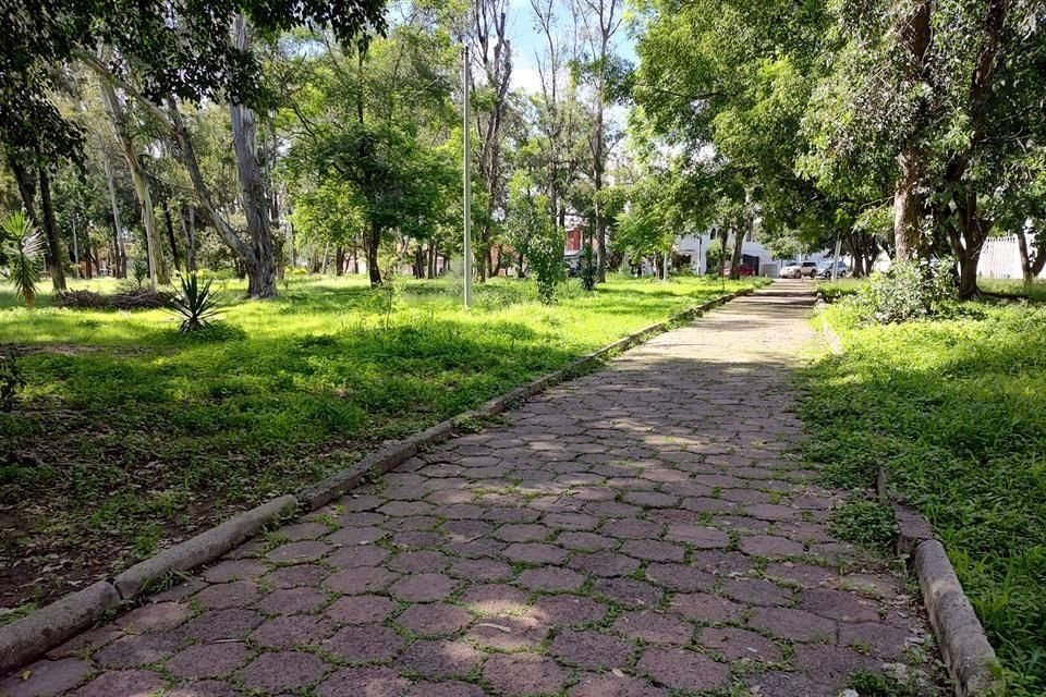 Parque donde fue quemada Luz Raquel Padilla Gutiérrez.